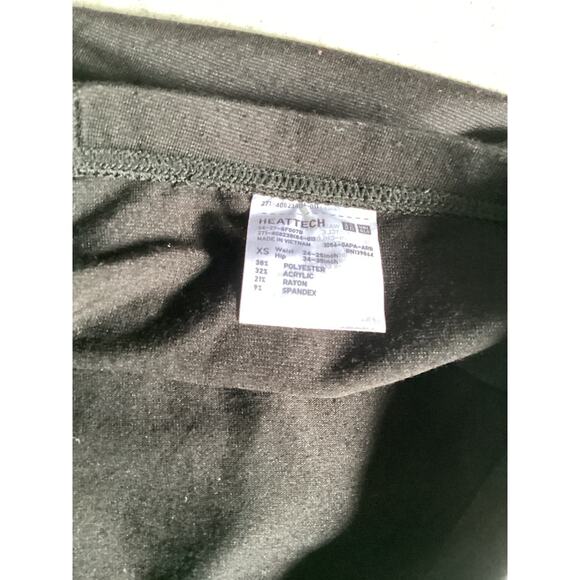 Uniqlo Heattech Black Leggings Thermal Base Layer Size XS - Picture 5 of 5